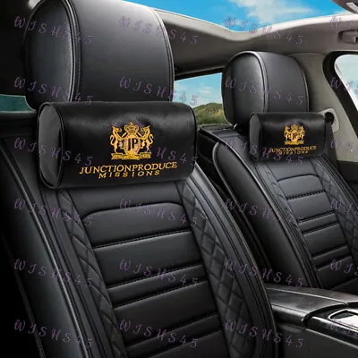 Gold Embroidery Car Neck Rest Pillow Headrest Cushion JP JUNCTION PRODUCE VIP X2 • $26.34