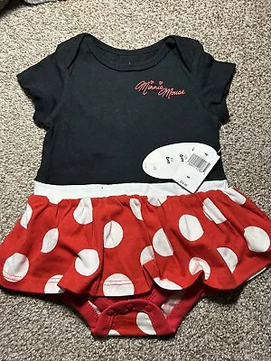 Minnie Mouse Baby Clothes Size 6m Nwt • $18