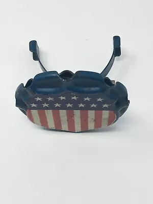 Antique USA Parade Flag Holder Vintage Radiator Cap US Shield Accessory • $39.95