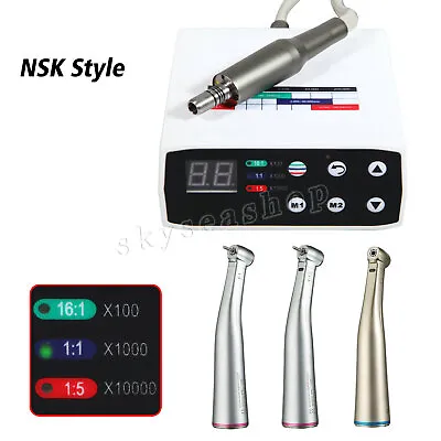 NSK Type Dental Brushless LED Electric Micromotor/1:1 1:5 Increase Handpiece DH • $95.90