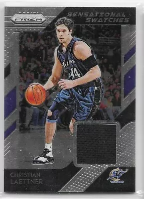 2018-19 Prizm Sensational Swatches Jerseys- Christian Laettner Duke Wizards! • $4.75