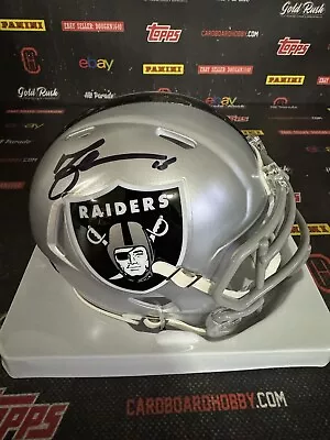 Michael Crabtree Autographed Raiders Mini Helmet W/ BAS COA! • $20.50