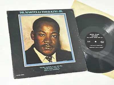 DR. MARTIN LUTHER KING JR. Vinyl Record LP Seven Stars SIB1004 Black Power Pride • $155