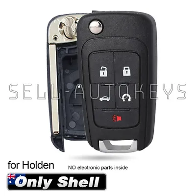 For Holden Commodore VF 2013-2017 5 Buttons Flip Remote Car Key Shell Case Fob • $9.98