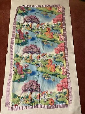 My Little Pony MLP Handmade Fleece Blanket Character Fleece Two Sided 2002 • $75