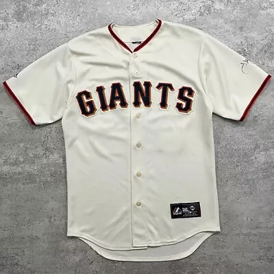 Mlb San Francisco Giants Majestic Jersey Brian Wilson Size M • $50