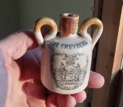 The Greybeard Scotch Whiskey 2 7/8 Stoneware Miniature Jug With Applied Handles • $58
