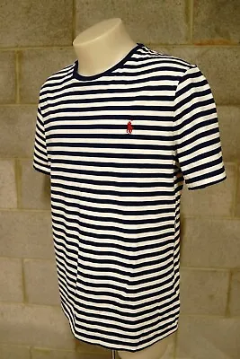 Polo By Ralph Lauren ‘custom Slim Fit’ Striped S/s T-shirt…size Large…vgc... • $25