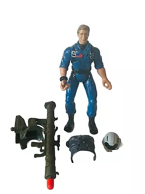 Independence Day Action Figure Vtg 1996 Trendmasters Whitman Bazooka Blue Pilot • $23.96