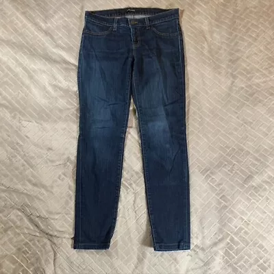J Brand Womens 29 Denim Blue Jeans Super Skinny Dark Wash Low Rise Stretch • $16.99