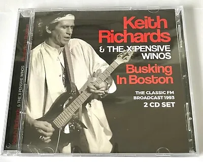 Keith Richards - Busking In Boston FM Broadcast 1993 - NEW 2 XCD (sealed) 2023 • £14.39