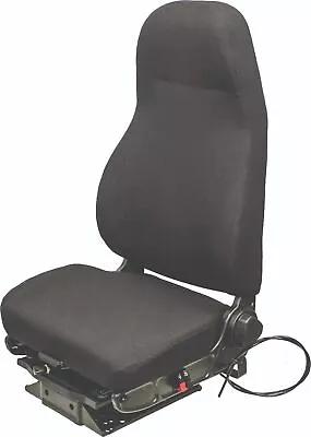 KM Ensign Lo Black Fabric Truck Seat W/ Brackets For Ford F650 & F750 • $1049.99