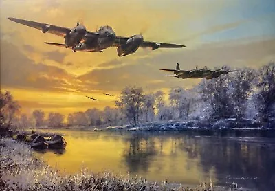 Return Of The Pathfinders By Anthony Saunders Signed By 4 WWII Mosquito Aircrew • $170