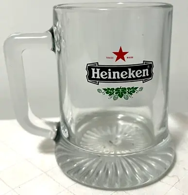 1 Heineken Bier Sturdy Hotel Quality Beer Glass Mug Elegant Heavy Base 300ml 1 • $34.99