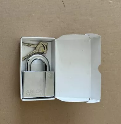 Abloy Protect2 350 2 Keys Hardened Padlock Boxed And Brand New • £44.99