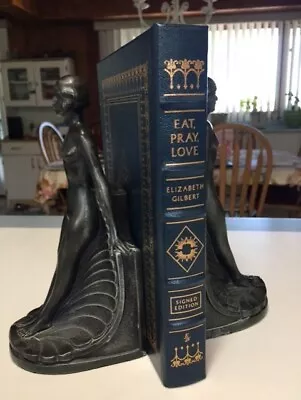 Eat Pray Love Elizabeth Gilbert EASTON PRESS Signed Leather Travel Bio FINE! • £7.91