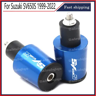 7/8 22MM Motorcycle Bar Ends Sliders Plugs Handle Bar Cap End For Suzuki SV650S • $11.99