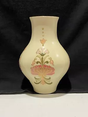 $49.99 • Buy Vintage Beautiful Zsolnay Hungary Hand Painted Porcelain 7  Floral Vase