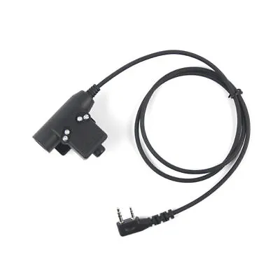 U94 PTT Cable Plug Headset Adapter For Kenwood Baofeng UV-5R H777 Walkie Talkie • $11.69