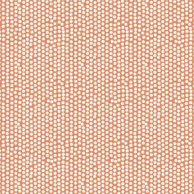 Fryetts Spotty Burnt Orange Cotton Oilcloth WIPE CLEAN PVC TABLECLOTH • £84.95