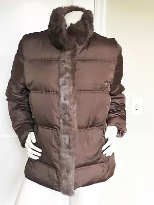 NWOT UTEX BROWN QUILTED WINTER JACKET Size: LG/XL • $69.99