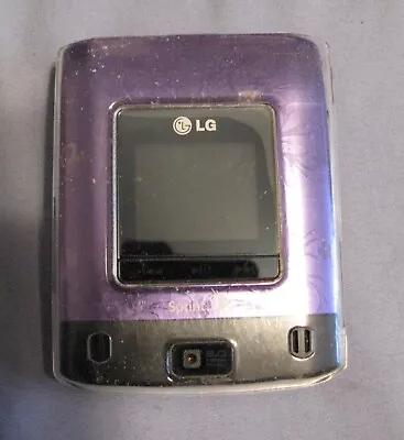 SPRINT LG LOTUS PURPLE FLIP PHONE LX-600 Working Condition FREE SHIPPING • $29.95