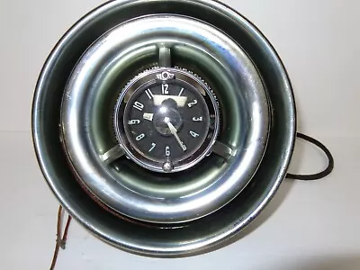 $129.99 • Buy 1952-1954 Pontiac Dash Clock Speaker Grill Chieftain Silverstreak Untested