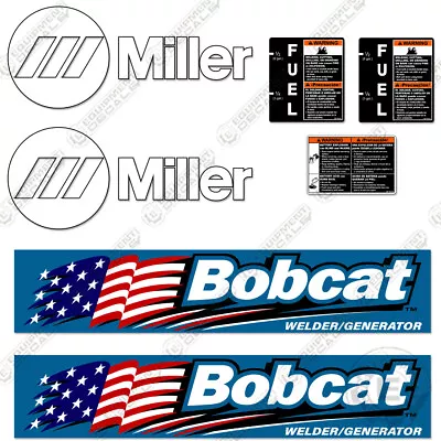$54.95 • Buy Miller Bobcat 250 Decal Kit Generator Decals Replacement Stickers - 7 YEAR VINYL