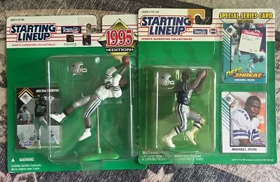 1995 And 1993 Starting Lineup Vintage Football Figures Michael Irvin • $30