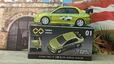 Tomica Premium Unlimited 01 Mitsubishi Lancer Evolution Vii Loose 1:64 Scale • $17.99