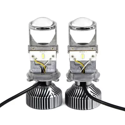 H4 9003 LED Headlight Mini Projector Lens Kit Bulbs 60W 14000LM Lamp Hi/Lo 5500K • $77.99