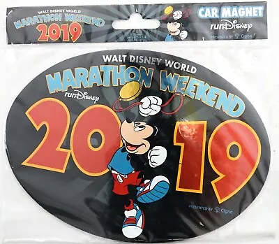 Disney RunDisney 2019 Walt Disney World Marathon Car Magnet • $3.82