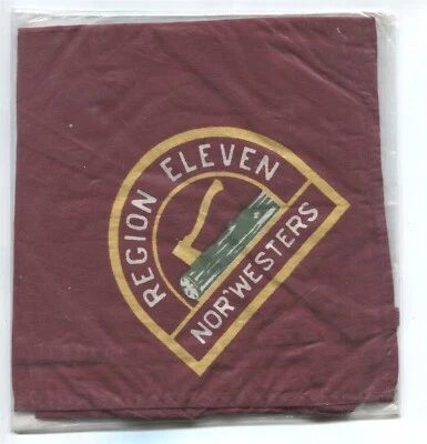£24.96 • Buy BSA REGION ELEVEN NOR'WESTERS Scout Neckerchief Necker