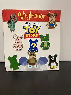 7 Disney Pixar Pins ~  6 Toy Story Vinylmation & Princess Mulan ~ 2010 Trading • $22.40