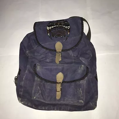 Rare Vintage Billabong Bag Backpack Distressed Stained Zip’s Molded Hard To Pull • $99.75