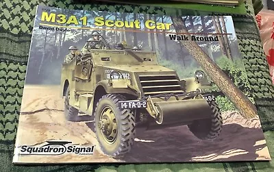 M3A1 M-3A1 Scout Car WalkAround  5720 Squadron/Signal Doyle FREE USA SHIPPING • $19.95