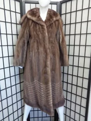 Excellent Canadian Lutetia Mink Fur Coat Jacket Women Woman Sz 4 S New Lining! • $456.46