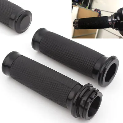 1 Inch Motorcycle Handle Bar Hand Grips Fit For Harley Sportster XL1200 883 Dyna • $15.99