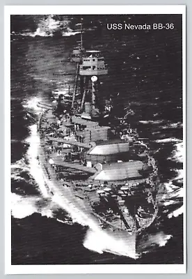 Postcard USS Nevada BB 36 LP2 • $4.75