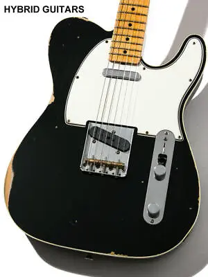 Fender Custom Shop 1965 Custom Telecaster Relic Black Used Electric Guitar • $9425.96