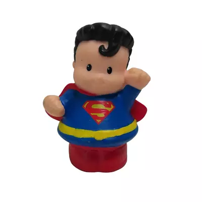 $5 • Buy Fisher Price Little People DC Super Hero Friends Superman Plastic Toy 2011 2.75 