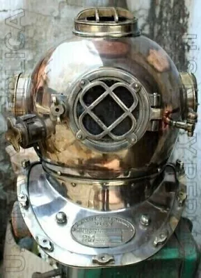 Diving Divers Helmet Vintage Solid Steel Full Size Antique U.S Navy Mark V Gift • $157.50