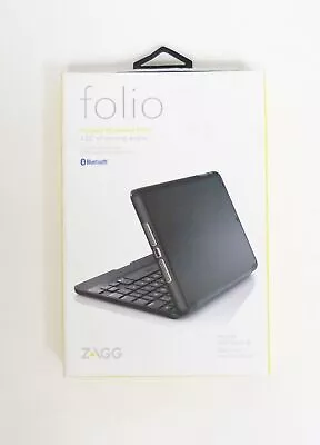 $14.99 • Buy NEW ZAGG Folio Case With Backlit Bluetooth Keyboard For Apple IPad Mini/CH31/12