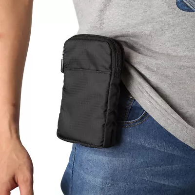 Men's Waist Bag Nylon Fanny Pack Shoulder Chest Bags Phone Travel Belt Pouch • £6.99