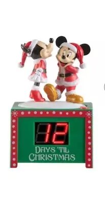 Gemmy 5.5  Disney Minnie Kissing Mickey Talking Christmas Countdown Clock • $24.95