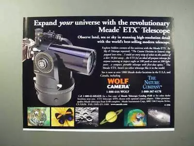 £18.13 • Buy 1998 Meade ETX Telescope Ad - Expand Your Universe
