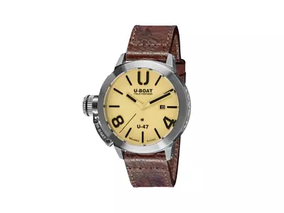£1452 • Buy U-Boat Classico Automatic Watch, Stainless Steel 316L, Beige, 47mm, 8106