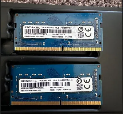 16GB (2x8GB) RAMAXEL DDR4 PC4-2666V-SA1-11 Laptop Memory Ram SODIMM • £24.99
