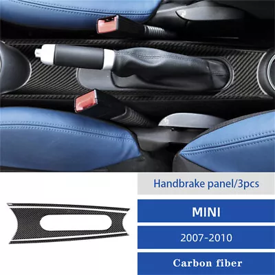 Interior Carbon Fiber Gear Handbrake Control Trim Cover For MINI Cooper R56 2007 • $28.87