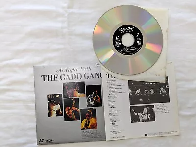 A Night With The Gadd Gang Japan Laserdisc Music VAL-3078 • $9.99